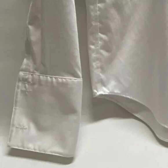 Calvin Klein Men's Infinite Wrinkle Free White Button Up Size Medium Slim Fit - Picture 4 of 13